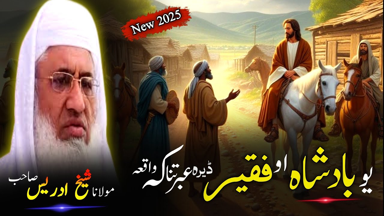 Pashto bayan/kamaqal badsha aw faqeer / sheikh idrees sahib / کم عقل بادشاہا او فقیر قصہ