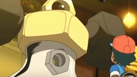 What episode does Ash's Meltan evolve?