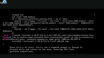How to reset root password on centos 7