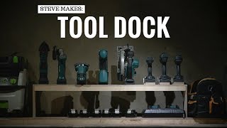 Steve Makes Cordless Tool Dock Tool Storage Molding And Casting