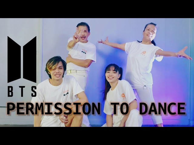 BTS 'PERMISSION TO DANCE' dance cover with FAMILY ❤ - YouTube