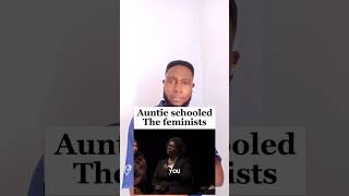 🚨 Auntie schooled the feminists 🥱🥱#viral #fyp #entertainment #reality #worldwide