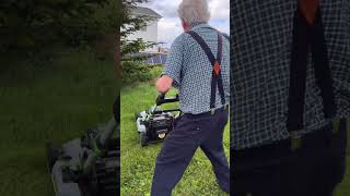 Mowing Thick, Wet Grass With My 56V Ego Lawn Mower Height Setting Mistake