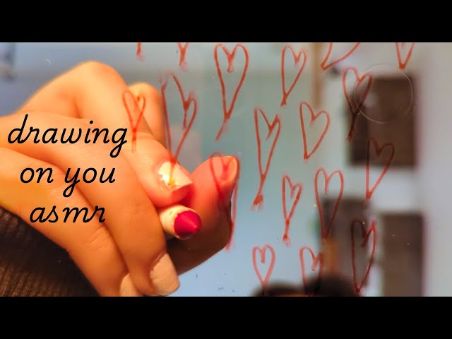 drawing on you ASMR ✍️ no talking, lo-fi