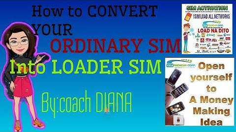 HOW TO ACTIVATE REGULAR SIM INTO ELOADING|TPC E-LOADING BUSINESS |COACH DIANA
