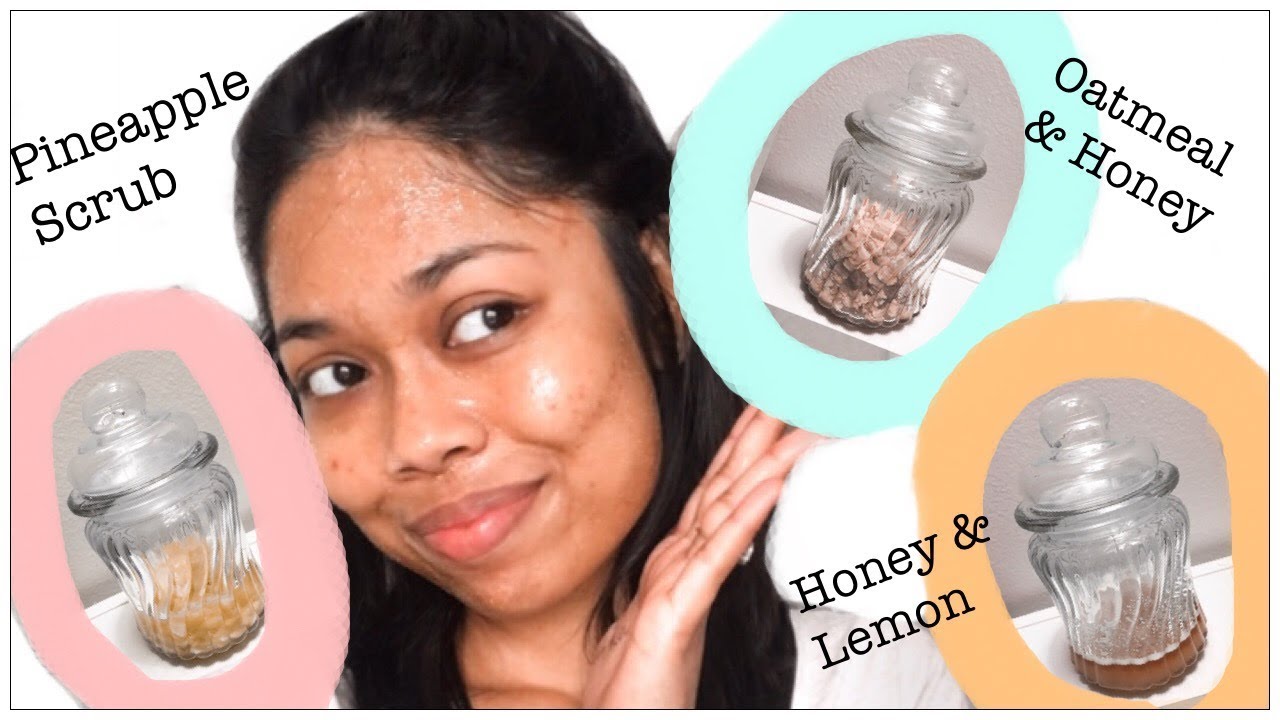 DIY Exfoliating Face Scrub AcneProne & Dry Skin YouTube