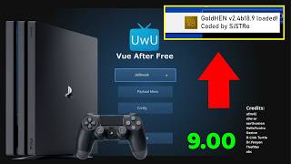 How to update VUE PS4 9.00 GoldHEN v2.4b18.9 by Sistro