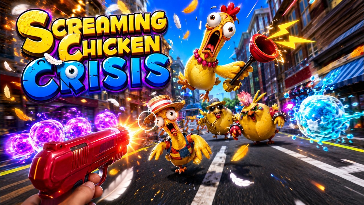 🎯 Screaming Chicken Crisis | GIANT Mutant Chicken Bosses (Trailer