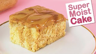 SUPER MOIST Dulce de Leche CAKE Recipe | Soft and Delicious Cake Dessert | Baking Cherry