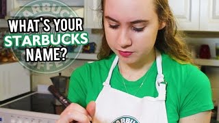 What's Your Starbucks Name?