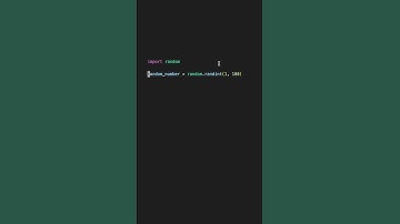 Generate a Random Number in Python #python #programming #pythoncoding