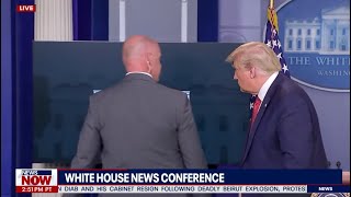 INTERRUPTED: President Trump REMOVED by Secret Service during news conference