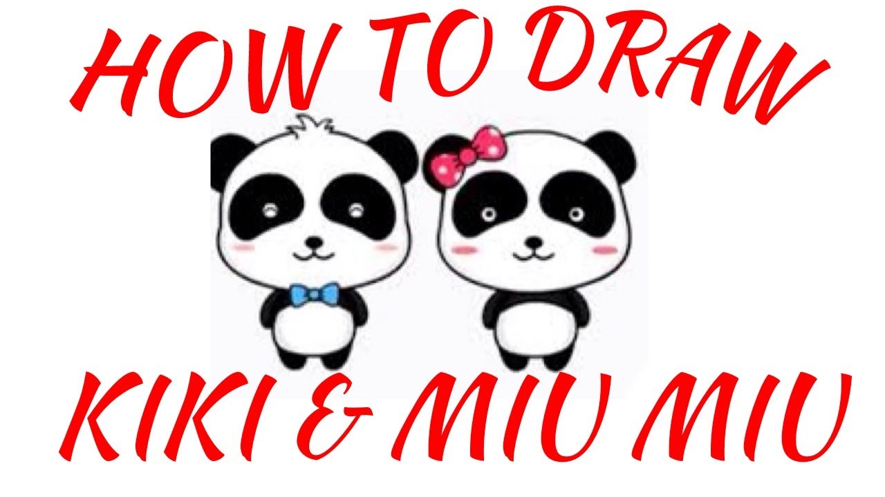 HOW TO DRAW || KIKI AND MIU MIU || BABYBUS || DRAWING || CARTOON ...