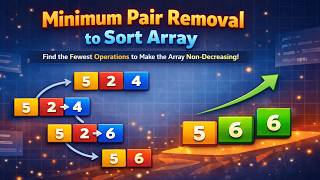 Jan 22, 2026 - Leetcode Daily Challenge - Problem #3507. Minimum Pair Removal to Sort Array I