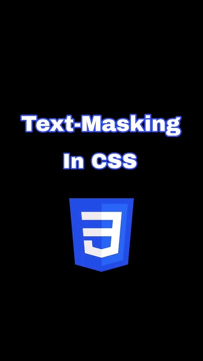 Text masking in css#trending #shortviral #shortsvideo #csseffects#text ...
