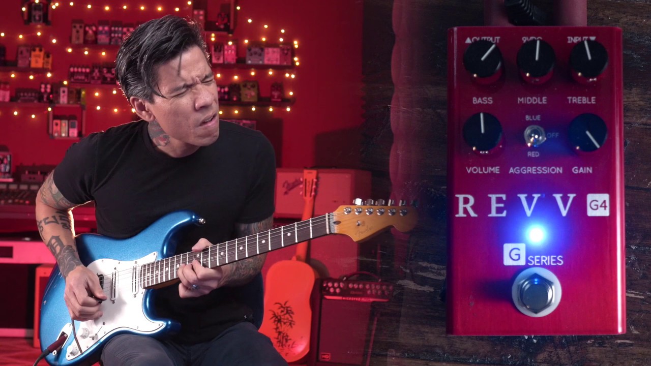 Revv G4 Distortion pedal - demo by RJ Ronquillo - YouTube