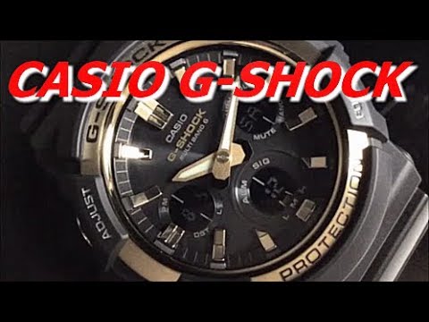 CASIO G-SHOCK カシオGショックソーラー電波腕時計 GAW-100G-1AJF 