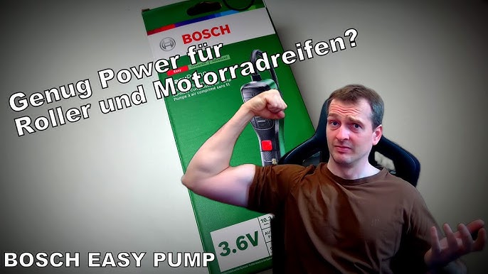 Abgefahren! Bosch EasyPump: Akkubetriebene Luftpumpe im Mini