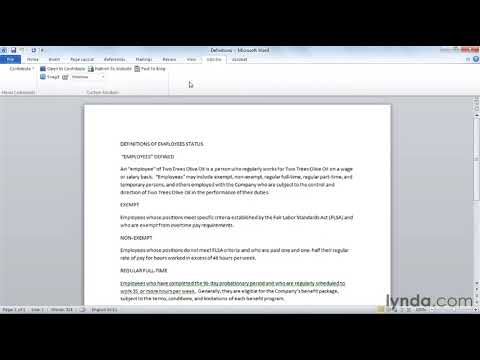 How to use the Microsoft Word Ribbon