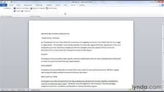 Word Tutorial - How to use the Ribbon