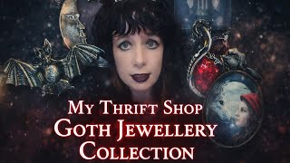 Everything in My Goth Jewellery Collection… All Thrifted