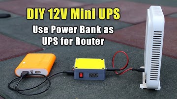 DIY Mini UPS for WiFi Router V4.0 ||  Use Powerbank as UPS for your WiFi router || Work From Home