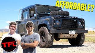 This Classic Land Rover Defender Pickup is Surprisingly Affordable  Here’s Why!