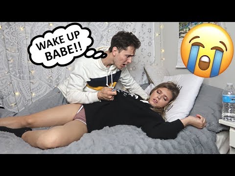 not-waking-up-prank-on-boyfriend!-(crazy-reaction)
