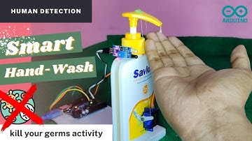 How to make an automatic hand sanitizer dispenser using arduino uno