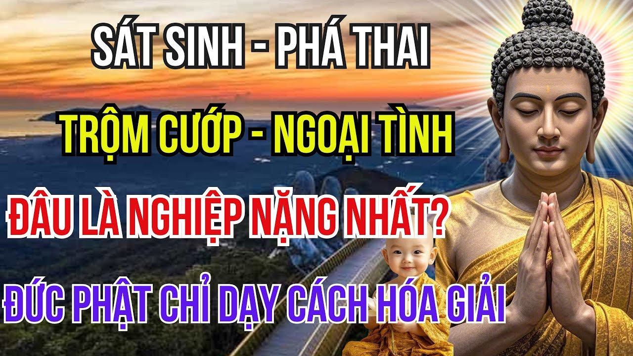 Sát Sinh – Phá Thai – Trộm cắp – Ngoại Tình: Đâu Là Nghiệp Nặng Nhất?. Cách Để Hóa Giải Nghiệp