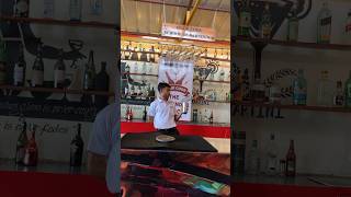 Single tin exhibition Flair for beginners #youtubeshorts #bartender
