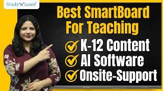 Best Smart Board With K- 12 Content, AI Tools &amp; Made In India Digital Board &amp; Interactive Flat Panel