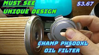 Champ Oil Filter Cut Open PH500XL