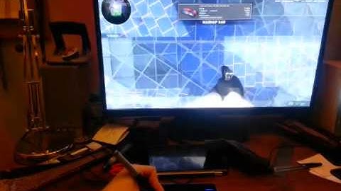 Playing CS:GO with a wacom tablet.
