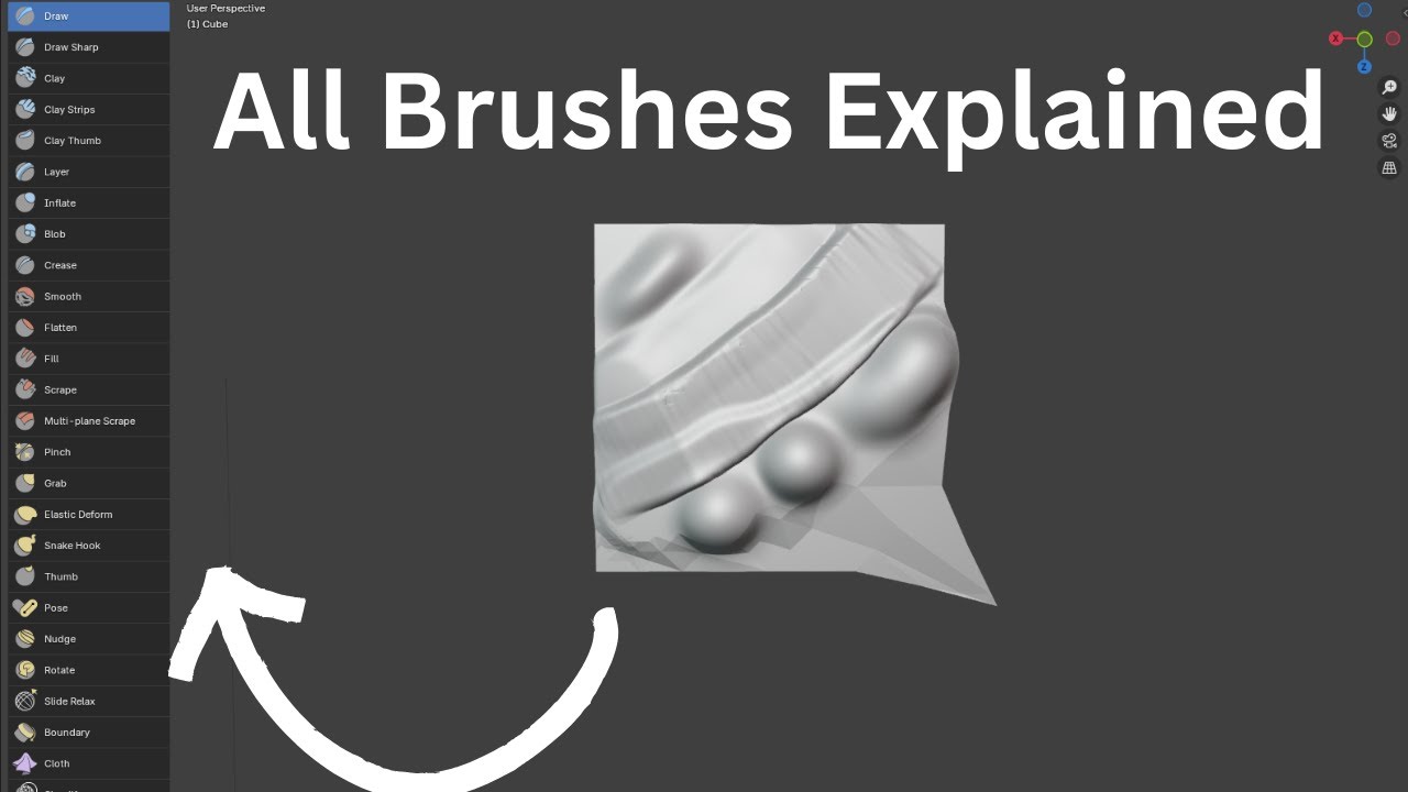 All the Sculpting Brushes YOU NEED to Know in Blender (Latest UPDATE ...