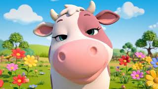 Moo Moo.... Cow Cartoon Of Cow Ll Kids Zone Video.