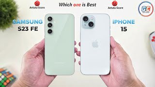 Samsung S23 FE Vs iPhone 15 | Full Comparison ⚡ Which one is Best?