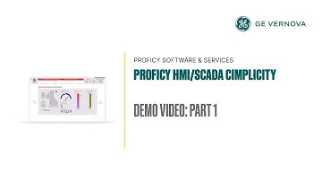 Proficy HMI/SCADA CIMPLICITY Demo Video: Part 1