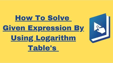 {9th-Class-Unit#3/ Ex#3.4/Q.1(viii)} "How To Solve Given Expression By Using Logarithm Table