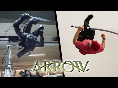 stunts-from-arrow-in-real-life-(parkour,-dc-comics)