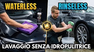 LAVARE UN’AUTO SENZA IDROPULITRICE: HA SENSO? Waterless vs Rinseless | Guida Car Detailing #3