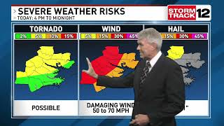 NC Meteorologist Les Still Is Tracking Strong Storms For Late Tuesday Evening