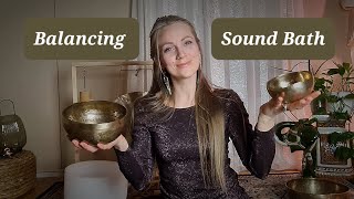Balancing sound bath
