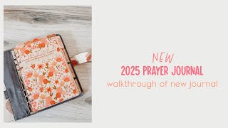 2025 Printable Prayer Journal // walkthrough of my new prayer journal