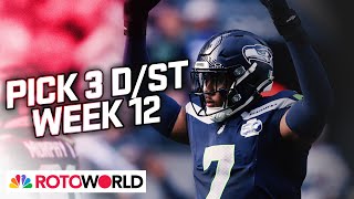 Seahawks, Ravens, Bears top Defense (D/ST) Start 'Em/Sit 'Em for Week 12 | Rotoworld | NFL on NBC