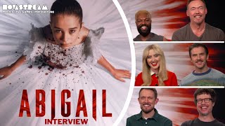 INTERVIEW | Kathryn Newton, Dan Stevens, and the cast and filmmakers of ABIGAIL