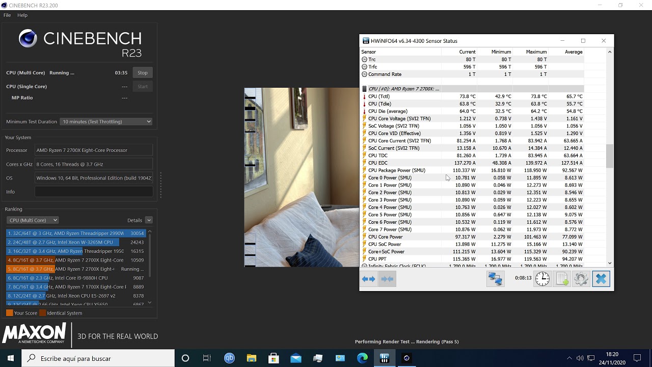 Ryzen 2700x Cinebench R23 test Throttling Undervolt YouTube ryzen-2700x-cinebench-r23-test-throttling-undervolt-youtube