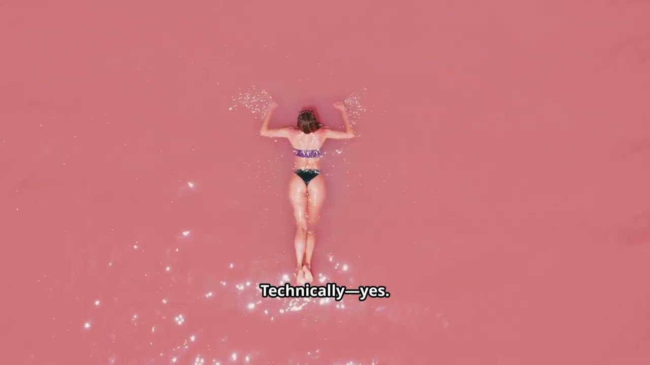 This Lake Is BRIGHT PINK. No Filter. (LAKE HILLIER)