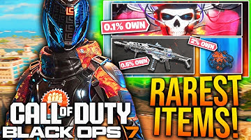 Black Ops 7: The 10 RAREST ITEMS You Can Own! (BO7 All BONUS REWARDS)