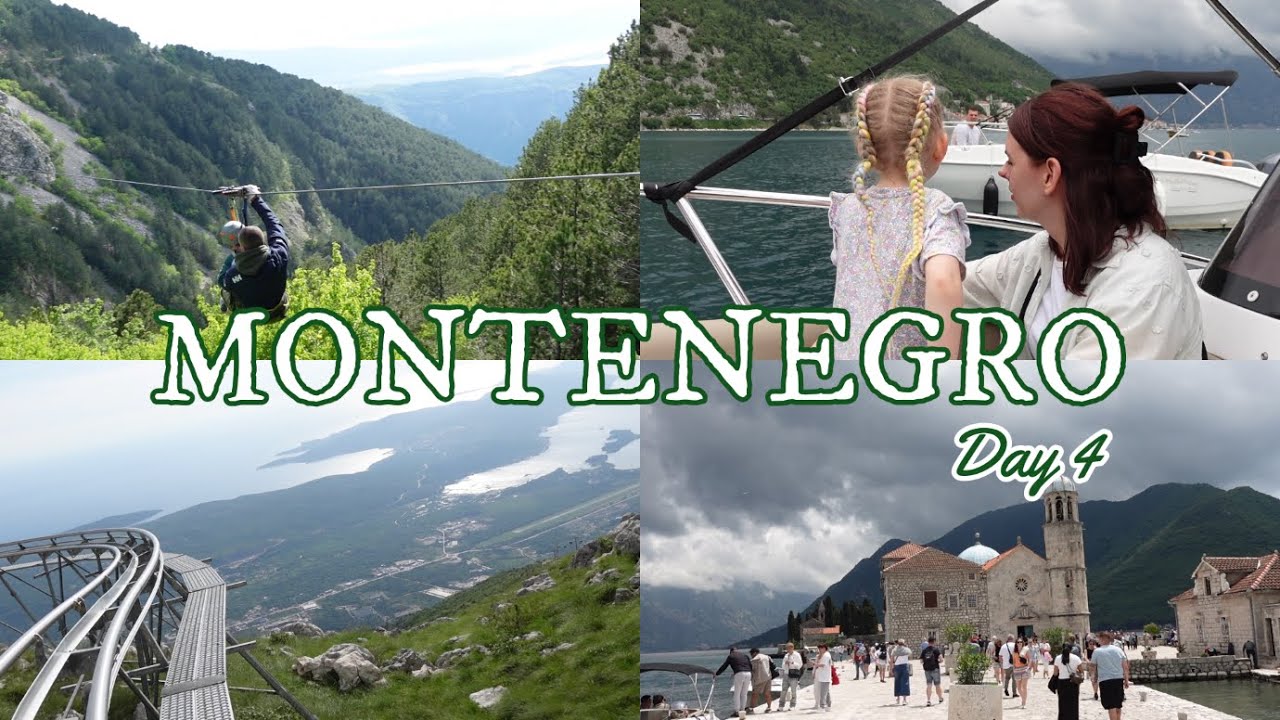 MONTENEGRO DAY 4 | Zipline Njegusi, Lady of the Rocks, Alpine Coaster, Boat Tour Montenegro